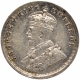 Silver Two Annas Coin of King George V of Calcutta Mint of 1911.