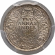 Silver Two Annas Coin of King George V of Bombay Mint of 1915.