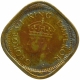 Nickel Brass Two Annas Coin of King George VI of Bombay Mint of 1944.