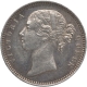 Silver Half Rupee Coin of Victoria Queen of Madras Mint of 1840.