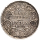 Silver Half Rupee Coin of Victoria Empress of Calcutta Mint of 1882.