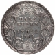 Silver Half Rupee Coin of Victoria Empress of Calcutta Mint of 1889.