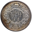 Silver Half Rupee Coin of King George V of Bombay Mint of 1912.