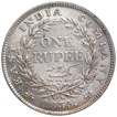 Silver One Rupee Coin of King William IIII of Calcutta Mint of 1835.