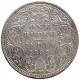 Silver One Rupee Coin of Victoria Empress of Bombay Mint of 1885.