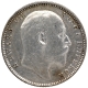 Silver One Rupee Coin of King Edward VII of Bombay Mint of 1908.