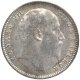 Silver One Rupee Coin of King Edward VII of Bombay Mint of 1909.