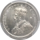 Silver One Rupee Coin of King George V of Calcutta Mint of 1911.