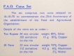 UNC Set of Food For All of Bombay Mint of 1970.