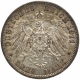 Silver Three Mark Coin of Wilhelm II of German States of Prussia of 1911.