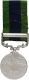 Silver Medal of King George V of India General Service.