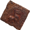 Extremely Rare Copper Square Coin of Agroha Janapada of Punjab-Haryana Region.