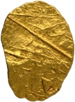 Gold Fanam Coin of Chalukya of Kalyana.