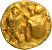 Gold Fanam Coin of Kulottunga I Chola Empire.