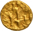 Gold Fanam Coin of Kulottunga I Chola Empire.