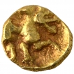 Gold One Quarter Fanam Coin of Hoysala Dynasty.