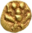 Gold One Quarter Fanam Coin of Hoysala Dynasty.