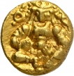 Gold Varaha Coin of Krishnadevaraya of Vijayanagara Empire.