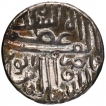 Silver Half Tanka Coin of Nasir ud din Mahmud Shah I of Gujarat Sultanate.