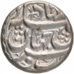 Rebellion Issue Silver Rupee Coin of Akbar of Allahabad Mint.