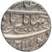 Silver One Rupee Coin of Jahangir of Ahmadnagar Mint.