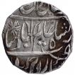 Silver One Rupee Coin of Balanagar Gadha Mint of Maratha Confederacy.