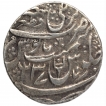 Silver One Rupee Coin of Qita Bareli Mint of Awadh.