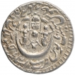 Silver One Rupee Coin of Wajid Ali Shah of Lucknow Mint of Awadh State.