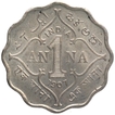 Copper Nickel One Anna Coin of King Edward VII of Bombay Mint of 1907.