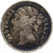 Silver Two Annas Coin of Victoria Queen of Madras Mint of 1841.