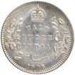 Silver Half Rupee Coin of King Edward VII of Calcutta Mint 1905.