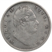 Silver One Rupee Coin of King William IIII of Calcutta Mint of 1835.