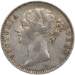 Silver One Rupee Coin of Victoria Queen of Madras Mint of 1840.