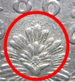 Silver One Rupee Coin of Victoria Queen of Bombay Mint of 1862.