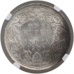 Silver One Rupee Coin of Victoria Empress of Bombay Mint of 1901.