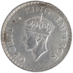 Silver One Rupee Coin of King George VI of Bombay Mint of 1938.