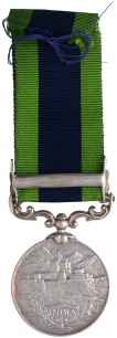 Silver Medal of King George V of India General Service.