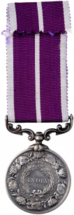 Silver Medal of King George V of Indian Army Meritorious Service.