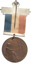 Bronze Medal of King  Edward VII and Queen Alexandra Coronation.