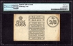 PMG Graded Rare Two Rupees and Eight Annas Note of King George V signed by M.M.S. Gubbay of 1917.