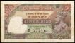 Five Rupees Bank Note of King George V signed by J.W. Kelly of 1934.