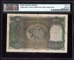 PMG Graded Rare LAHORE Circle One Hundred Rupees Bank Note of King George VI signed by J.B. Taylor of 1938.