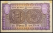 Hyderabad State One Rupee Note signed by Ghulam Muhammad of 1943.