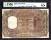 PMG Graded Extremely Rare One Thousand Rupees Bank Note of Kanpur Circle signed by B. Rama Rao of 1954.