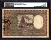 PMG Graded Extremely Rare One Thousand Rupees Bank Note of Madras Circle signed by B. Rama Rao of 1954.