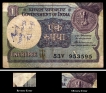 Rare Error One Rupee Bank Note signed by S. Venkitaramanan.