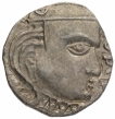 Silver Drachma Coin of Skandagupta of Gupta Dynasty of Madhyadesha type.