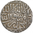 Silver One Rupee Coin of Daud Shah Kararani of Satgaon Mint of Bengal Sultanate.