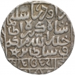 Silver One Rupee Coin of Daud Shah Kararani of Satgaon Mint of Bengal Sultanate.