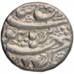 Silver One Rupee Coin of Jahangir of Burhanpur Mint.